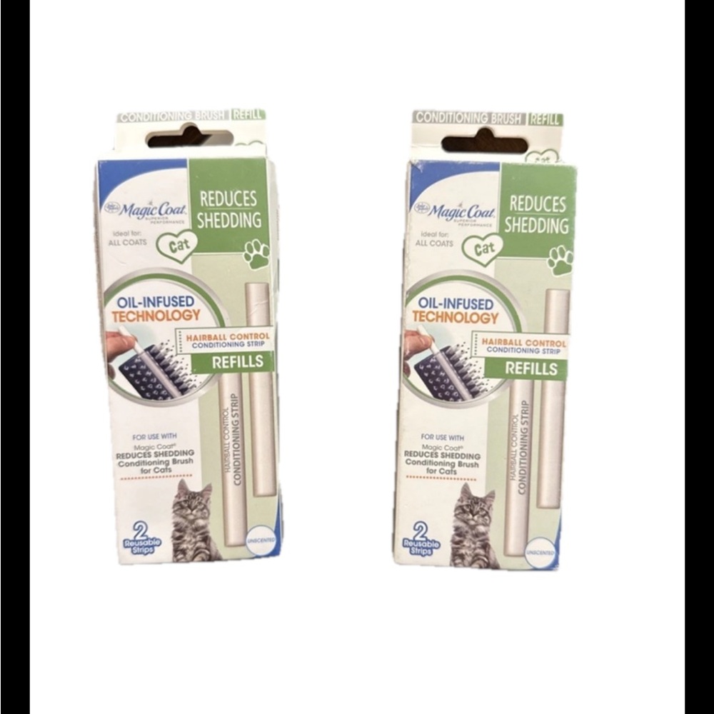 Magic Coat Cat Brush Refills with Oil-Infused Technology